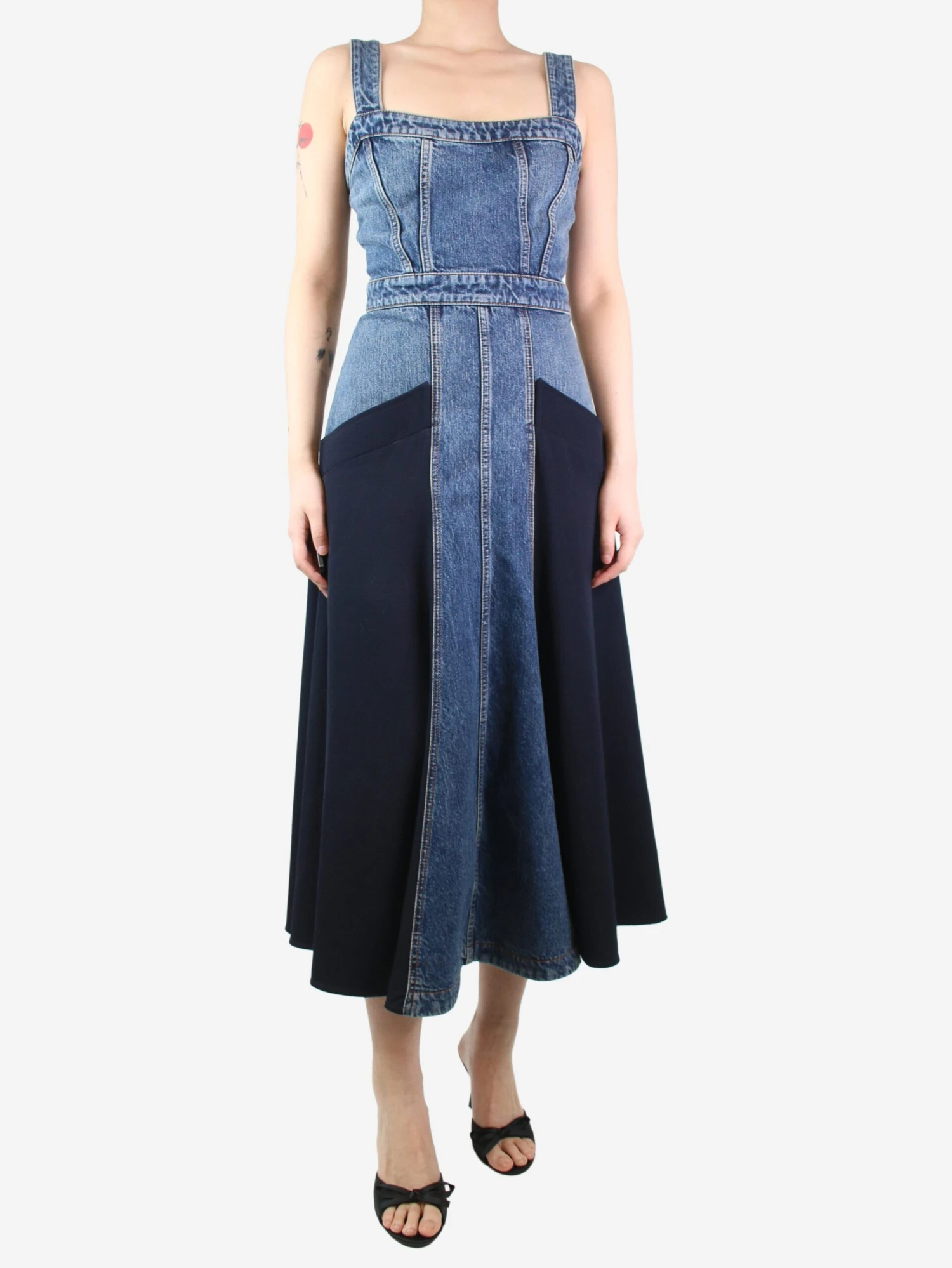 Chloé Blue Denim Pocket Dress - Size UK 8 5 Chloé Blue Denim Pocket Dress - Size UK 8 - Image 3