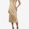 Max Mara Leisure Brown Satin Slip Dress - Size UK 4 1 Max Mara Leisure Brown Satin Slip Dress - Size UK 4 -The Dress Suite IMG 9724