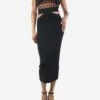 Black Keely Knit Midi Dress - Size S -The Dress Suite IMG 9739
