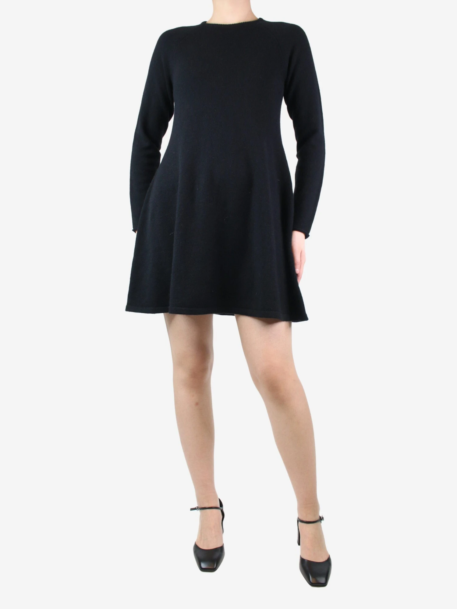 Black Cashmere Knit Dress - Size S 3 Black Cashmere Knit Dress - Size S