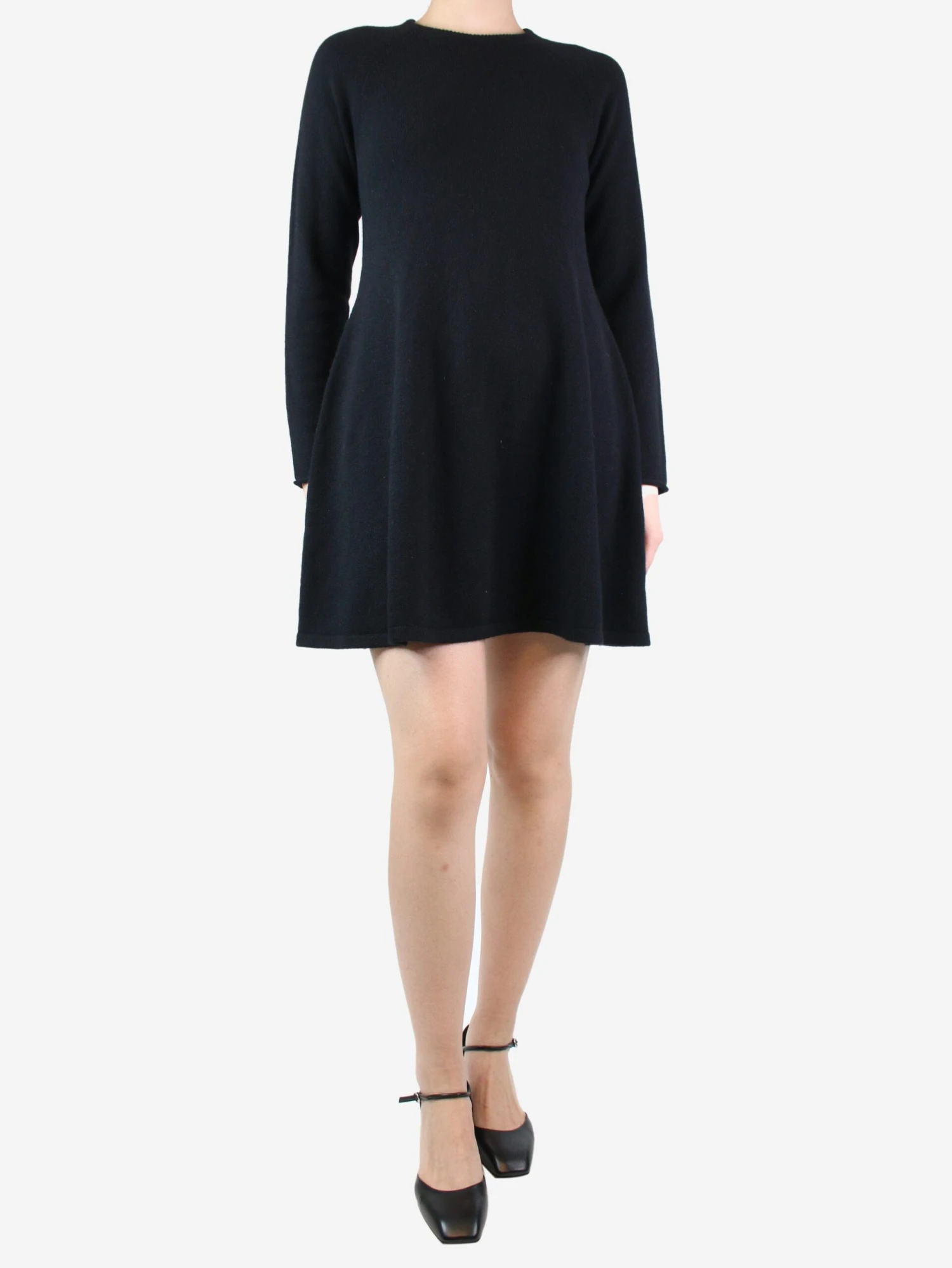 Black Cashmere Knit Dress - Size S 5 Black Cashmere Knit Dress - Size S - Image 3