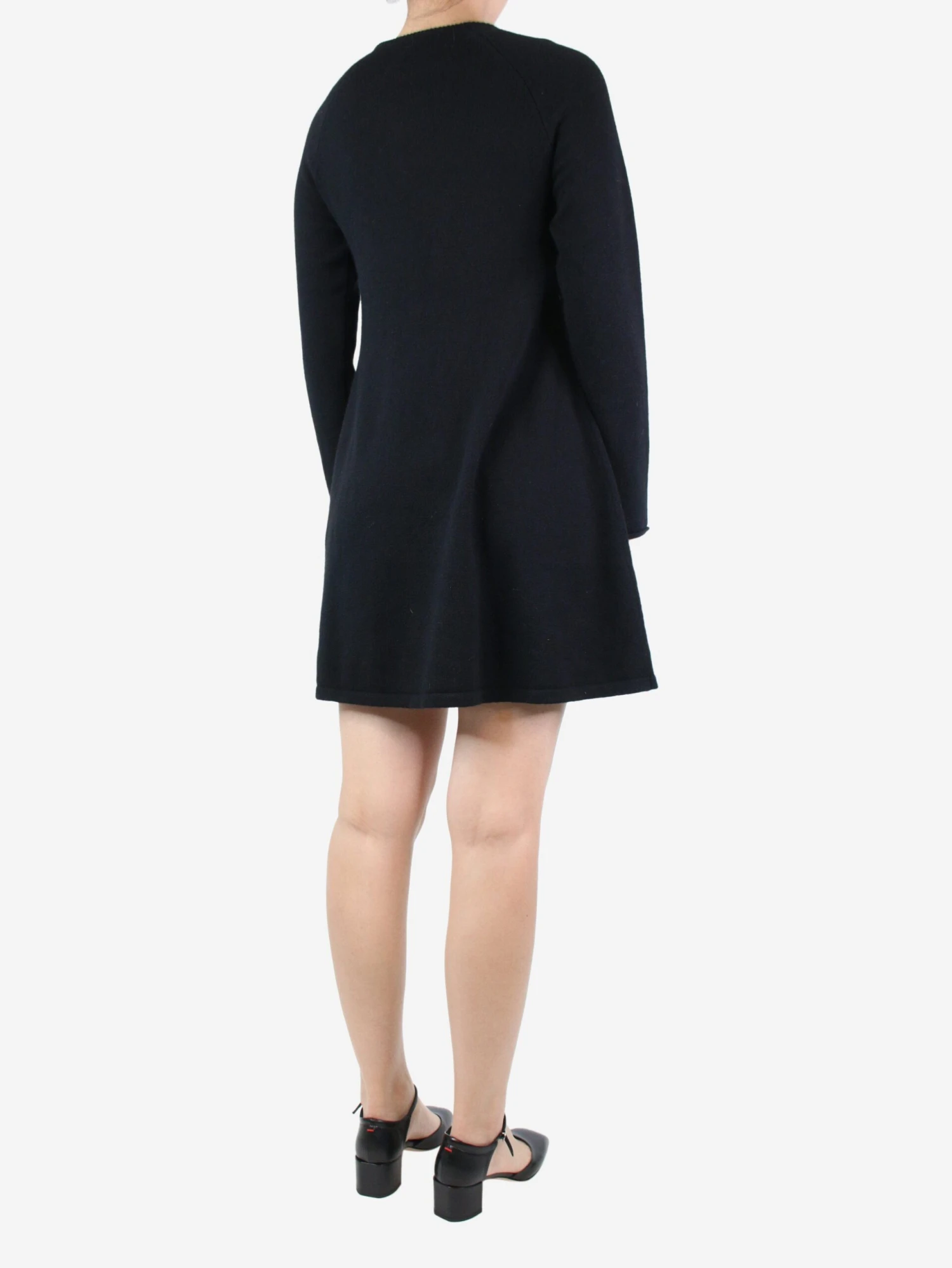 Black Cashmere Knit Dress - Size S 4 Black Cashmere Knit Dress - Size S - Image 2